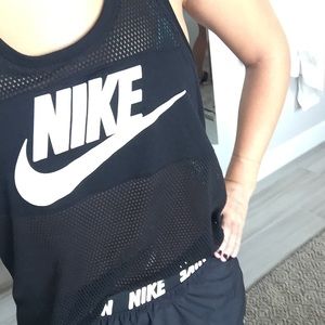 Nike Mesh Racerback Workout Tank Top